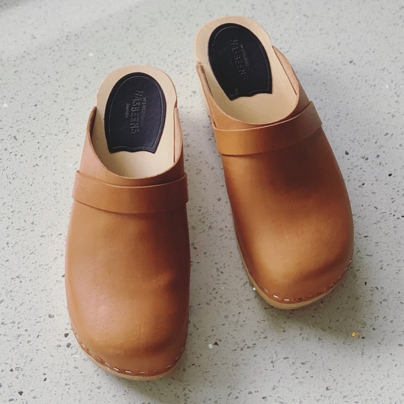 Swedish Hasbeens Husband Clogs Size 38 - Picture 5 of 9